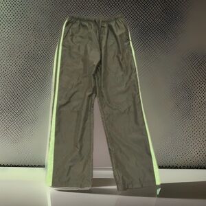 Tek Gear Women’s Lined Full Zip Activewear Green Wide Leg Track Pants